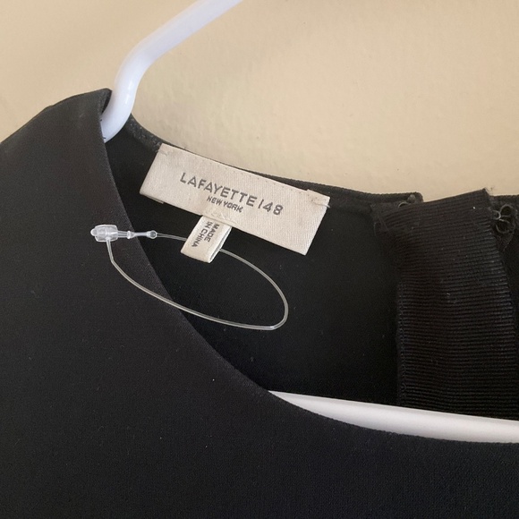 LAFAYETTE 148 NEW YORK Fit & Flare Dress - Black - Picture 6 of 8